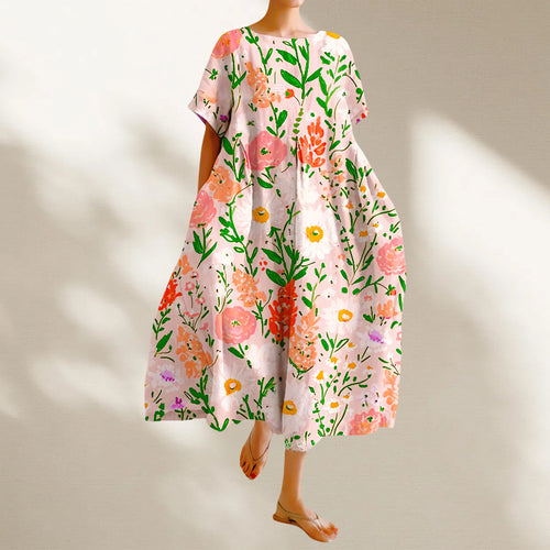 Lune London Plus Size Floral Maxi Dress