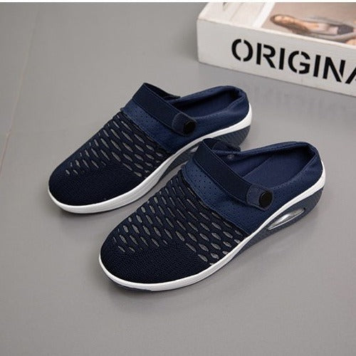 Ladies Breathable Mesh Slippers Chic and Style
