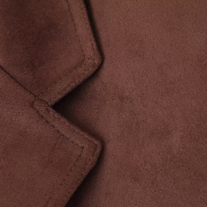 Elegant suede blazer jacket for women Lune London