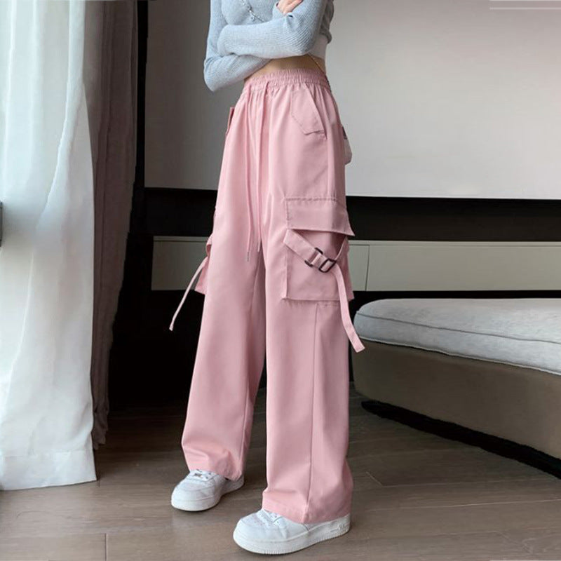 Women's cargo pants with adjustable drawstrings Chic & Stil