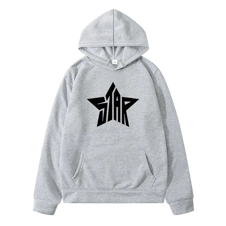Women's hoodie with stylish star motif Chic & Stil