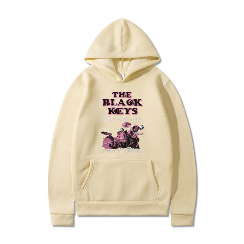 Women's hoodie with creative rock band design and comfortable fit Lune London