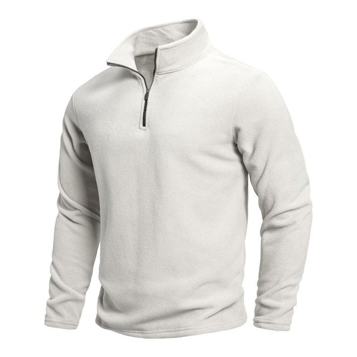 Women's fleece pullover with short zipper Lune London