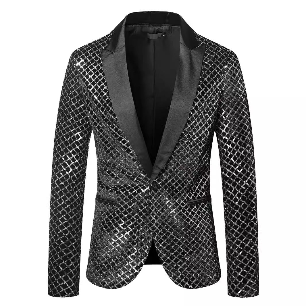 Glamorous sequined blazer jacket for women Lune London
