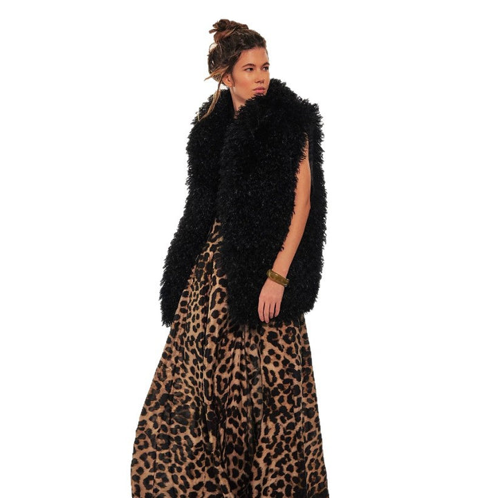 Ladies fur vest Lune London