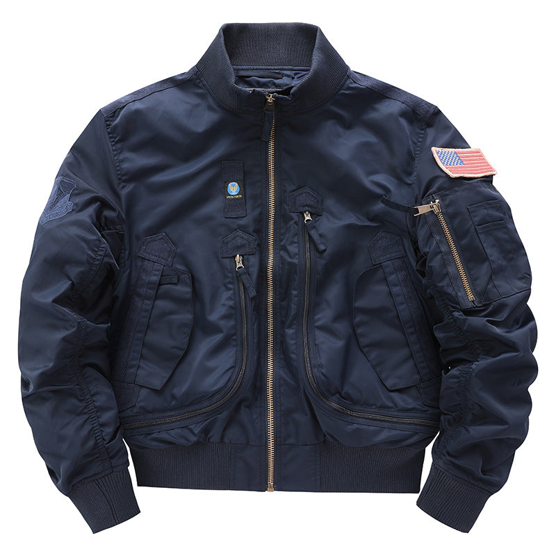 Modern bomber jacket for men with insulated lining and practical pockets Lune London