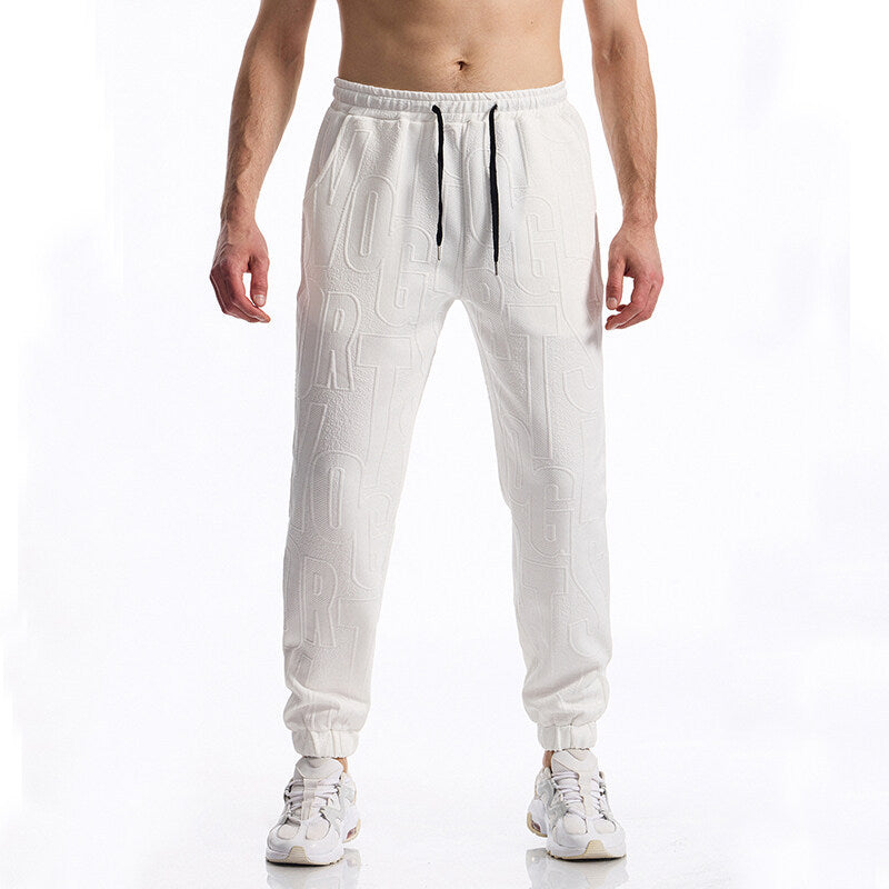 Men's sporty leisure pants with elastic waistband and side pockets Lune London