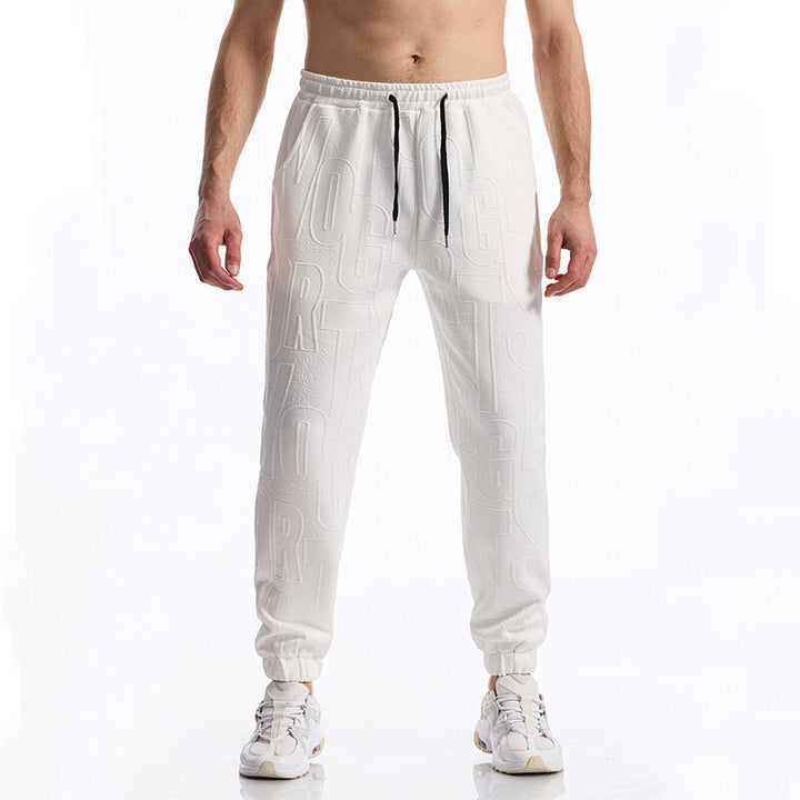 Men's sporty leisure pants with elastic waistband and side pockets Lune London