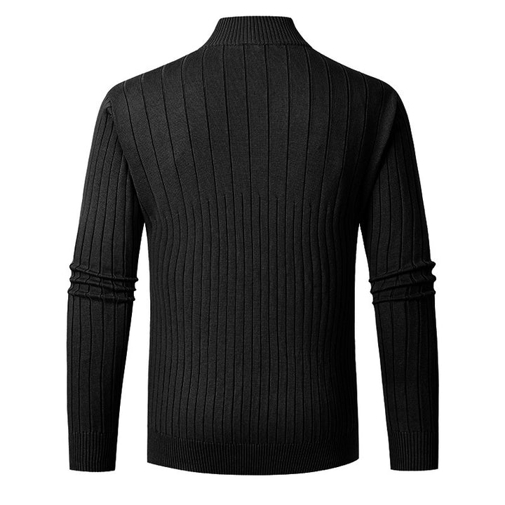 Men's sweater with high collar and fine knit Lune London