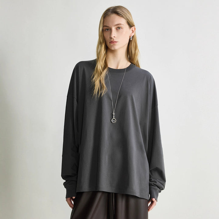 Chemise à manches longues pour femmes au design minimaliste Chic & Stil