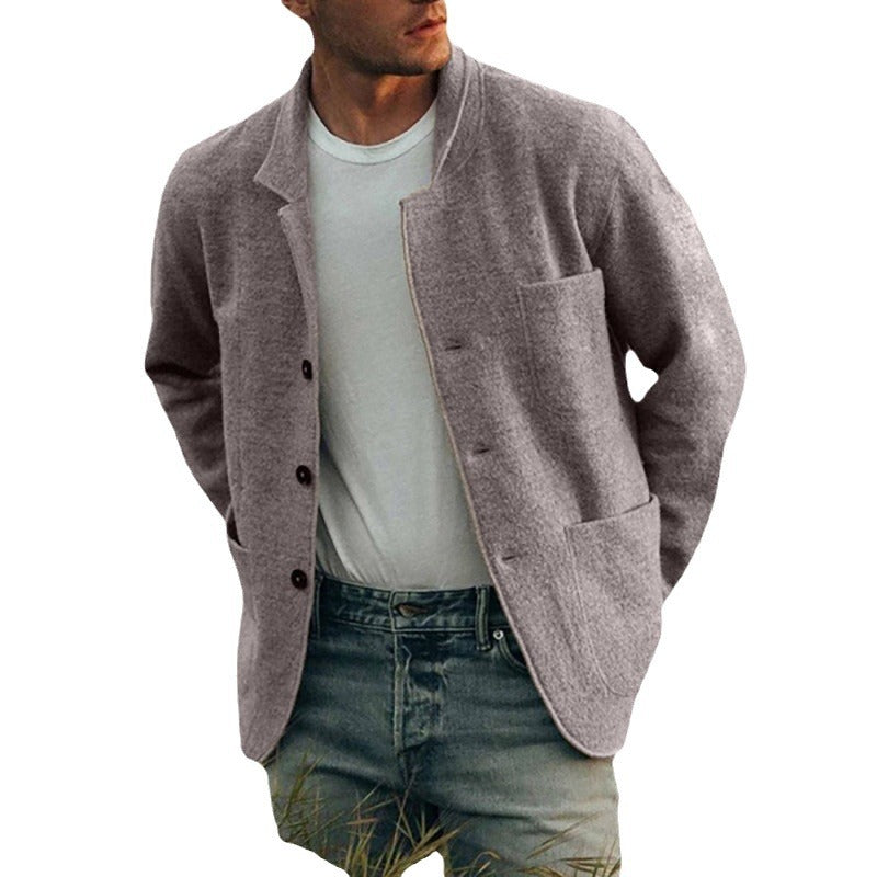 Elegant Cardigan-Jacket for men with a relaxed fit and practical pockets Lune London