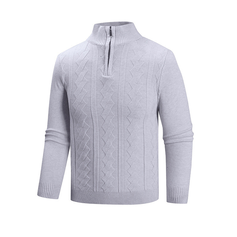 Lune London | Men's knitted sweater with high collar