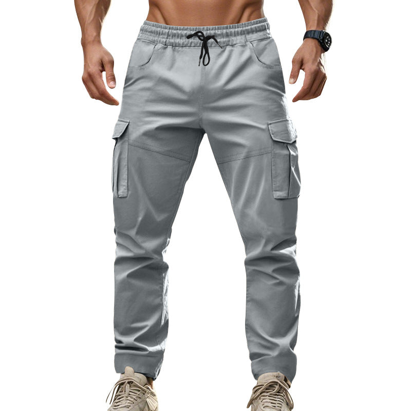 Lune London | Men's cargo pants with functional side pockets and elastic waistband