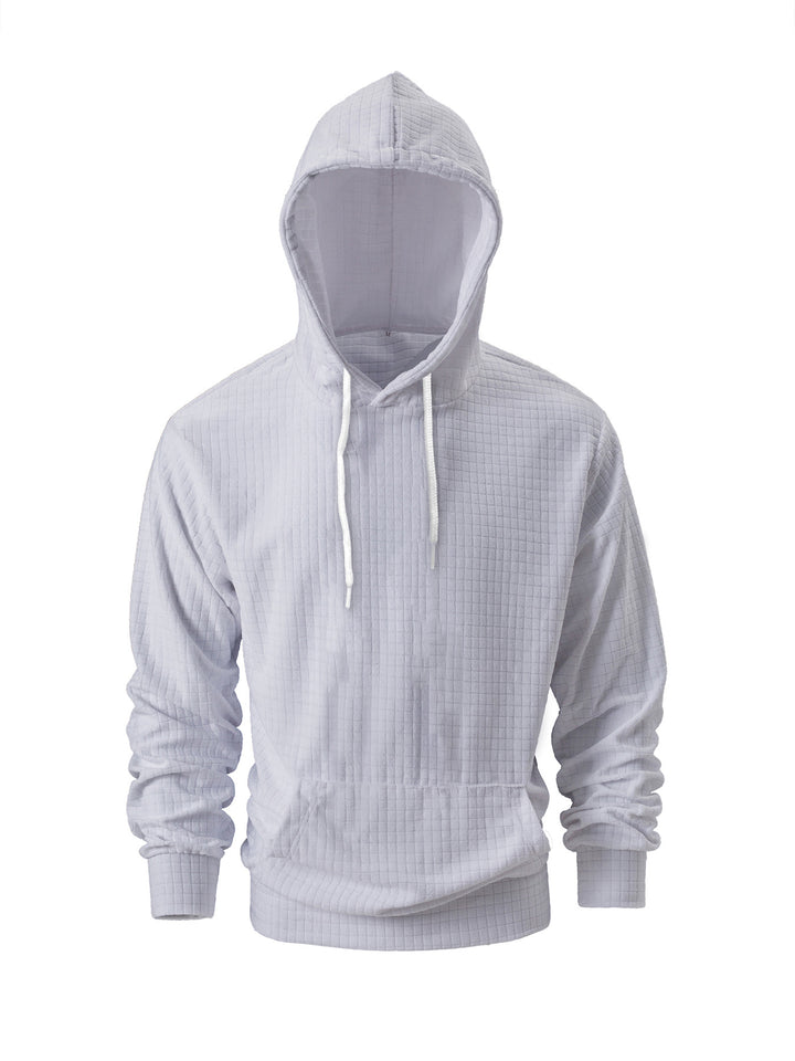 Men's casual hoodie with a fine texture design Lune London