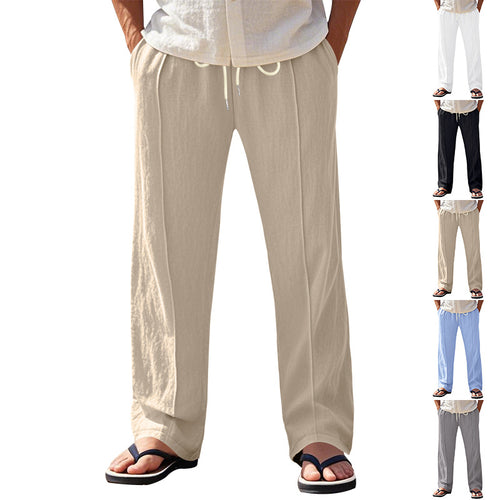 Casual beach pants for men with adjustable drawstring and breathable material Lune London