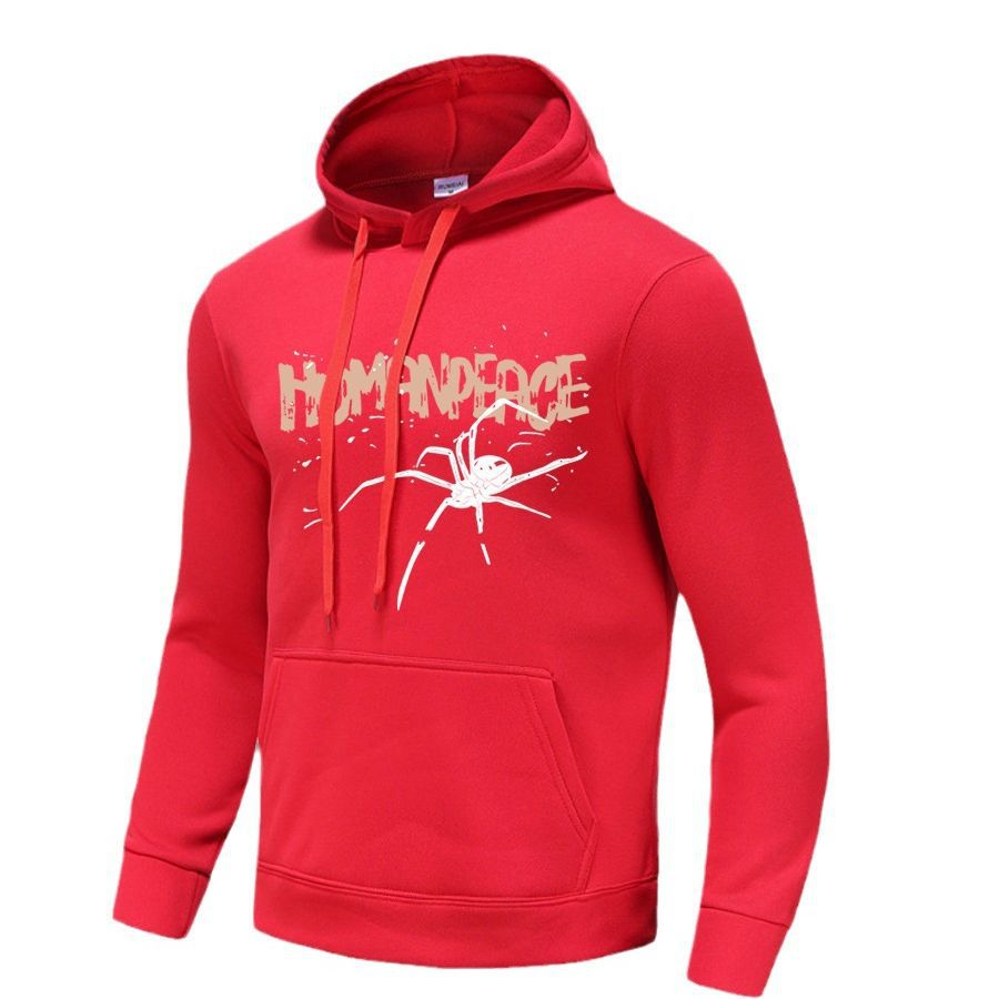 Ladies hoodie with creative spider pattern and comfortable fit Lune London