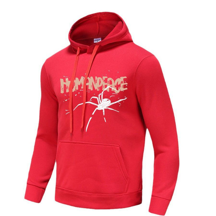 Ladies hoodie with creative spider pattern and comfortable fit Lune London