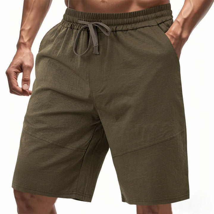Shorts de loisirs confortables pour hommes avec taille élastique et poches latérales pratiques Lune London