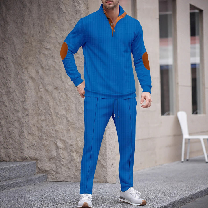 Men's sports suit with a modern cut and stylish contrasting details Lune London