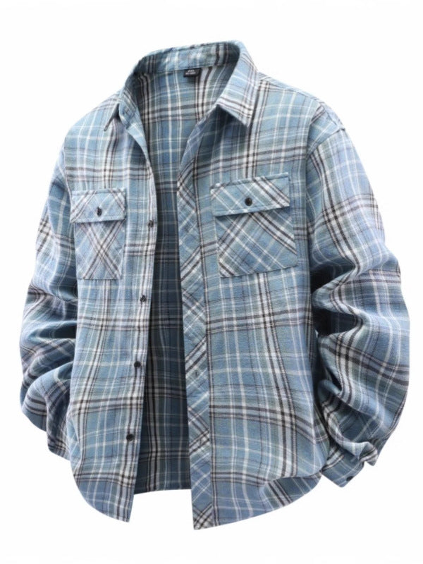 Checked shirts for women with double breast pockets Lune London