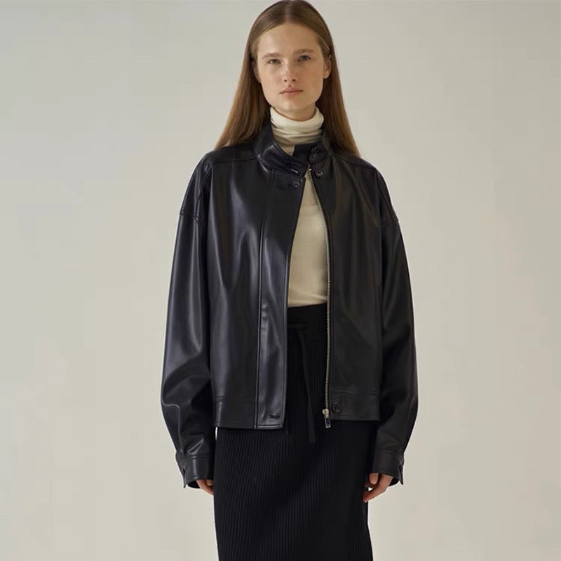 Veste en cuir pour femme Chic & Stil