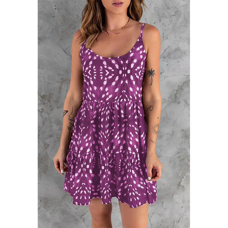 Airy beach dress for women with a floating hem and refined details Lune London