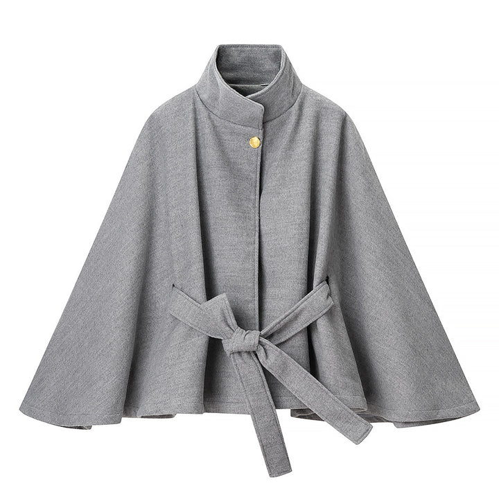 Veste cape élégante pour femmes avec ceinture ajustable Chic & Stil