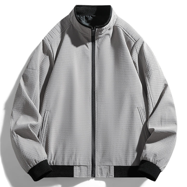 Versatile leisure jacket for men with textured surface Lune London