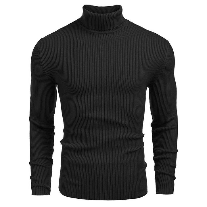Men's High-Quality Ribbed Turtleneck Sweater Lune London