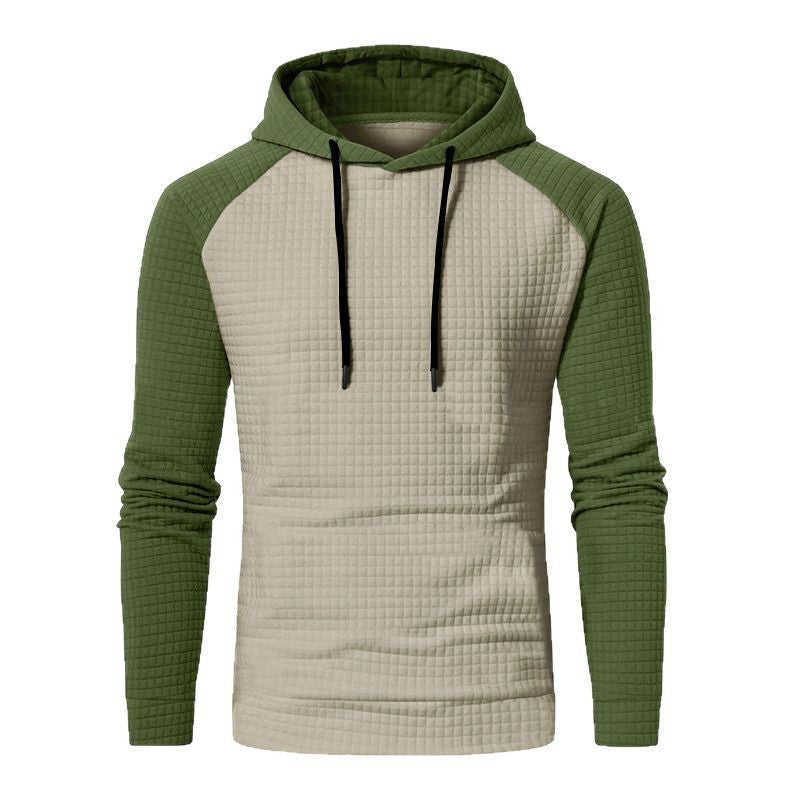 Men's hoodie with textured design Lune London