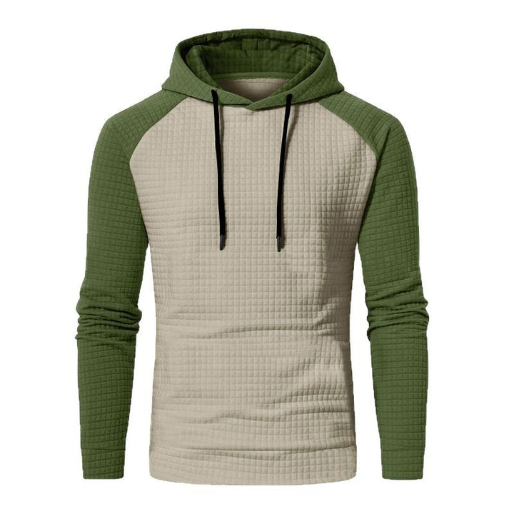 Men's hoodie with textured design Lune London