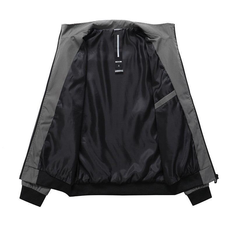 Lightweight transitional jacket for men with modern accents Lune London