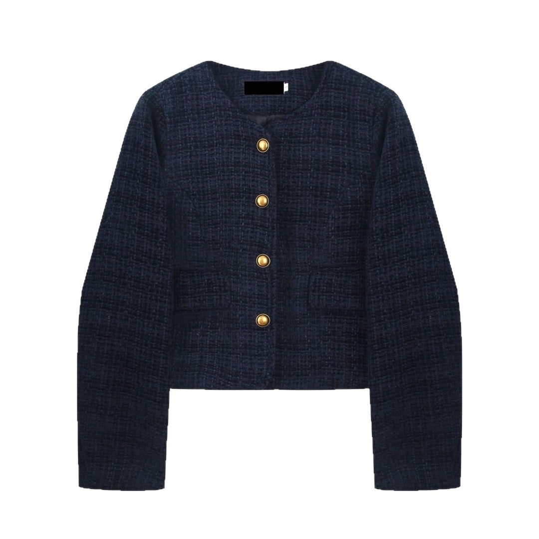 Blazer court pour femmes avec boutons dorés Chic & Stil