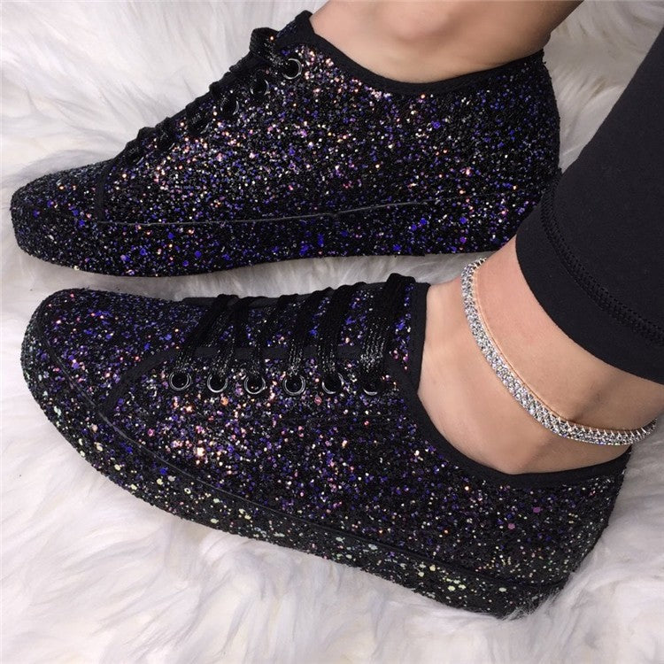 Lune London | Women's Glittering Sneakers with Breathable Sole and Additional Comfort