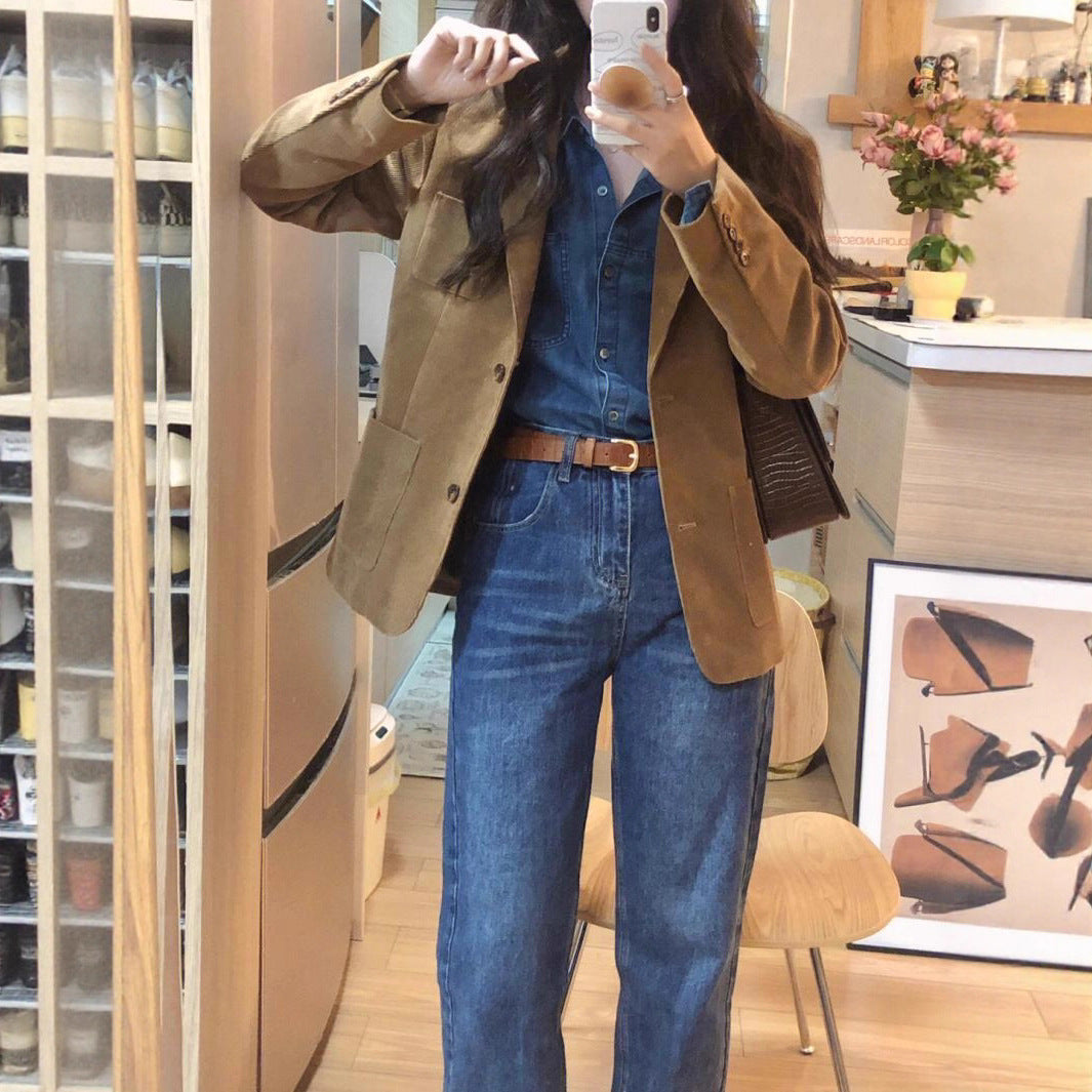 Blazer à cordon tendance pour femmes Chic & Stil