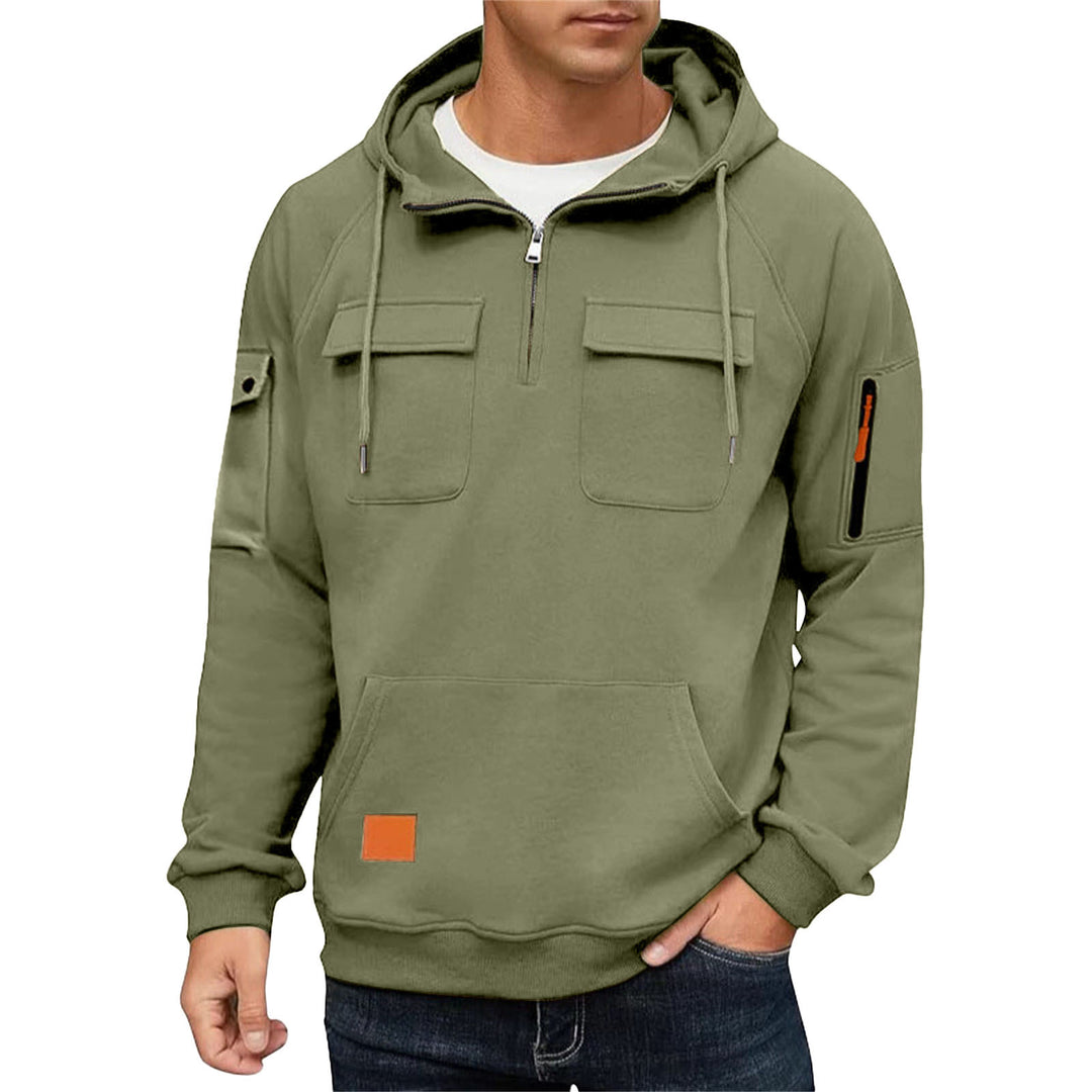 Men's hoodie with practical pockets and chic sporty design