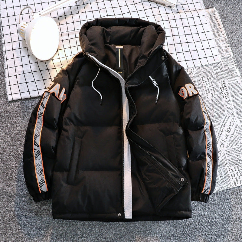 Ladies warm quilted jacket with practical hood and reflective accents Lune London