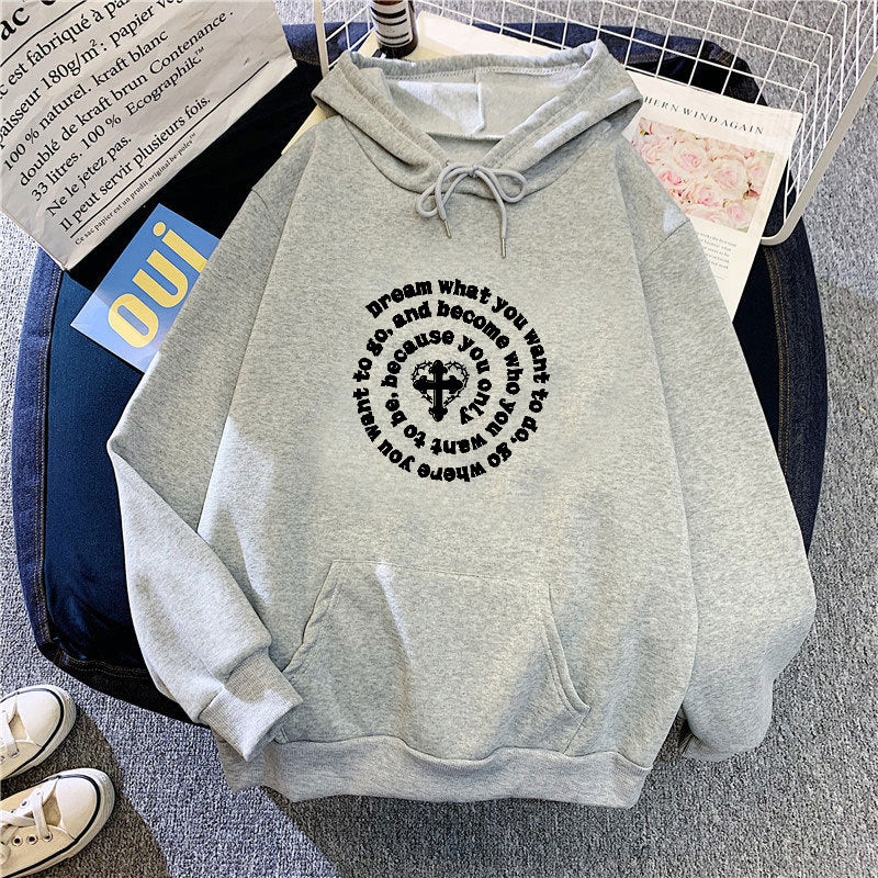 Women's hoodie with inspiring motif Chic & Stil