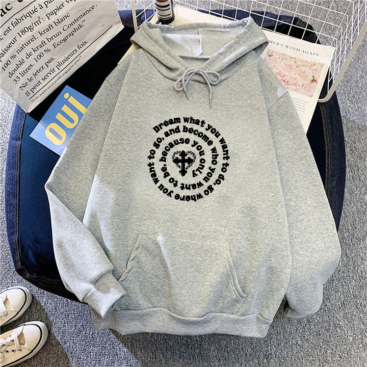 Women's hoodie with inspiring motif Chic & Stil