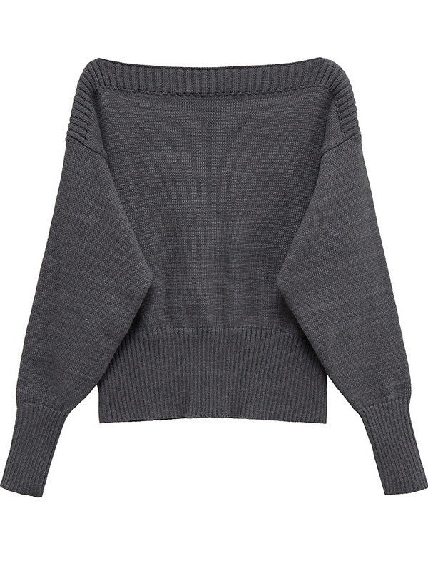 Casual oversized sweater for women in soft knit material Lune London