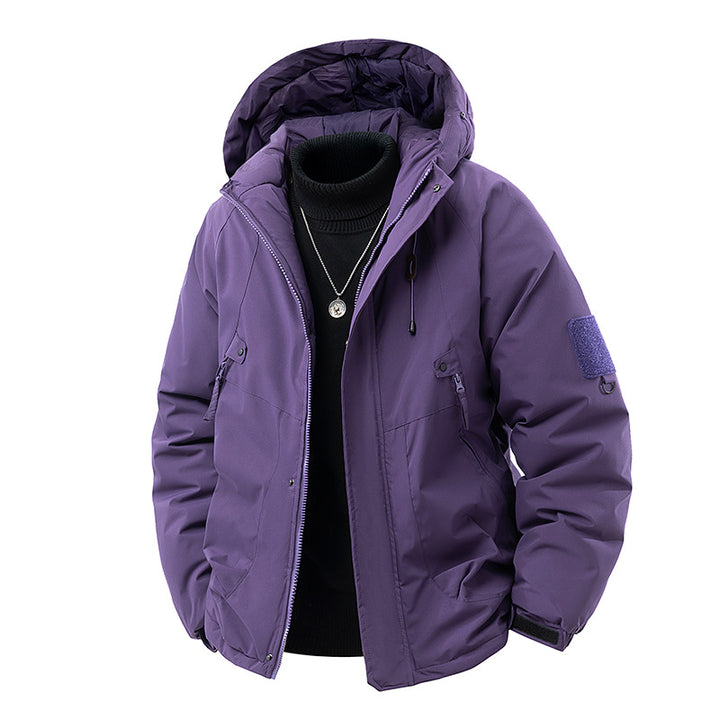Warm functional jacket for men with insulated lining Lune London
