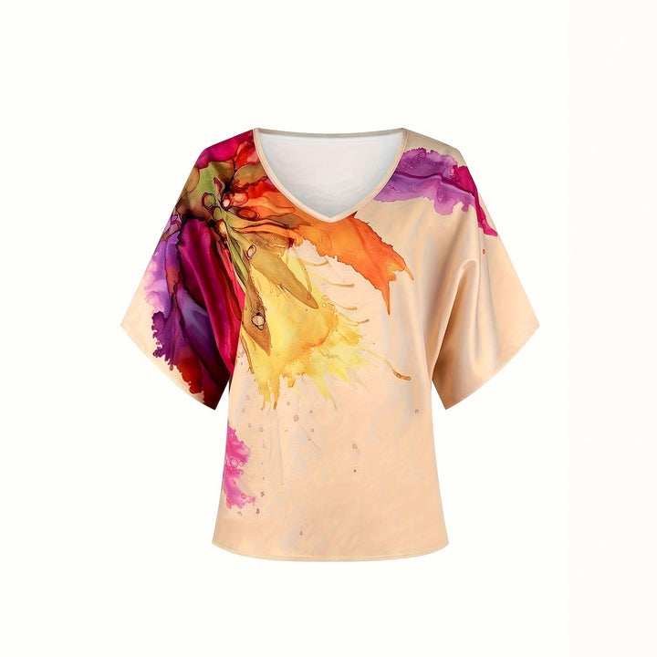 Women's Elegant Two-Piece Suit with Artistic Print Lune London