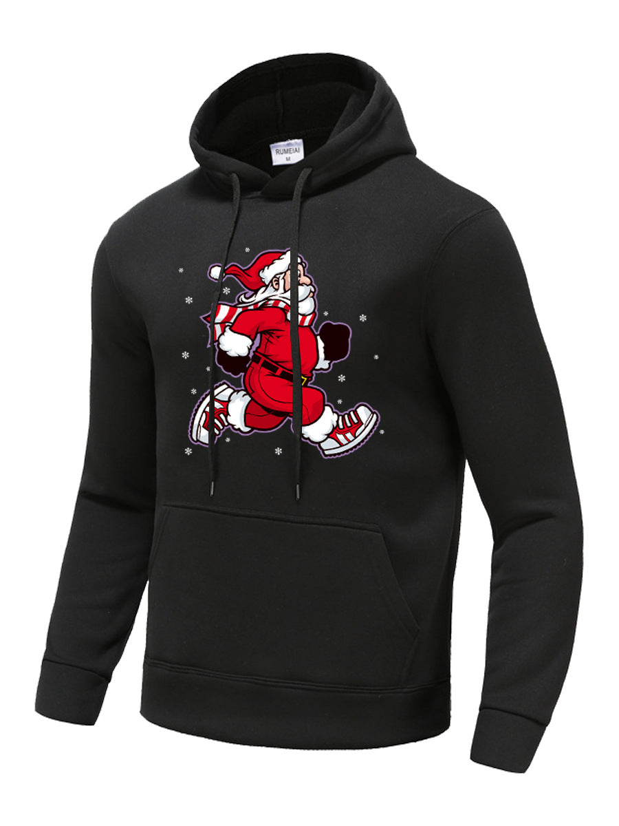 Lady hoodie with festive Christmas pattern Lune London