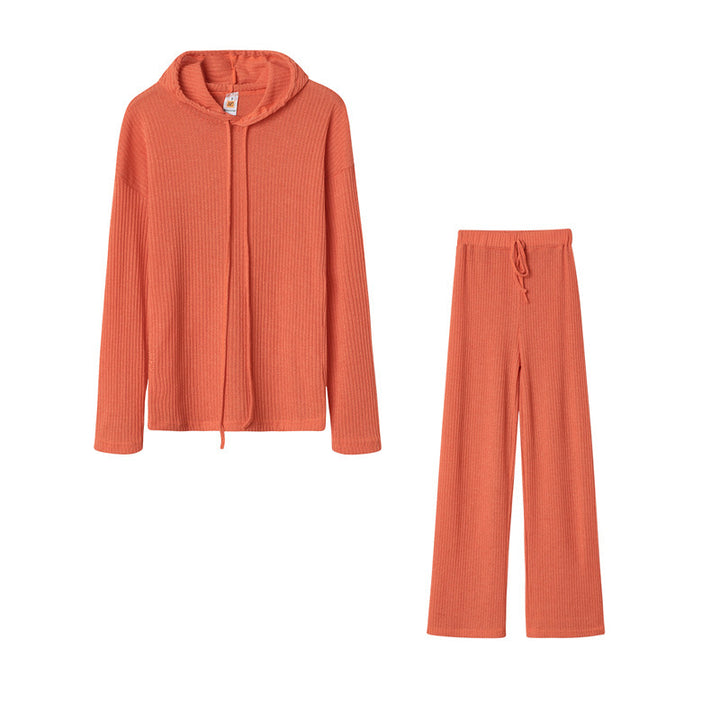 Women's Relax Suit with Hood and Wide Leg Chic & Stil