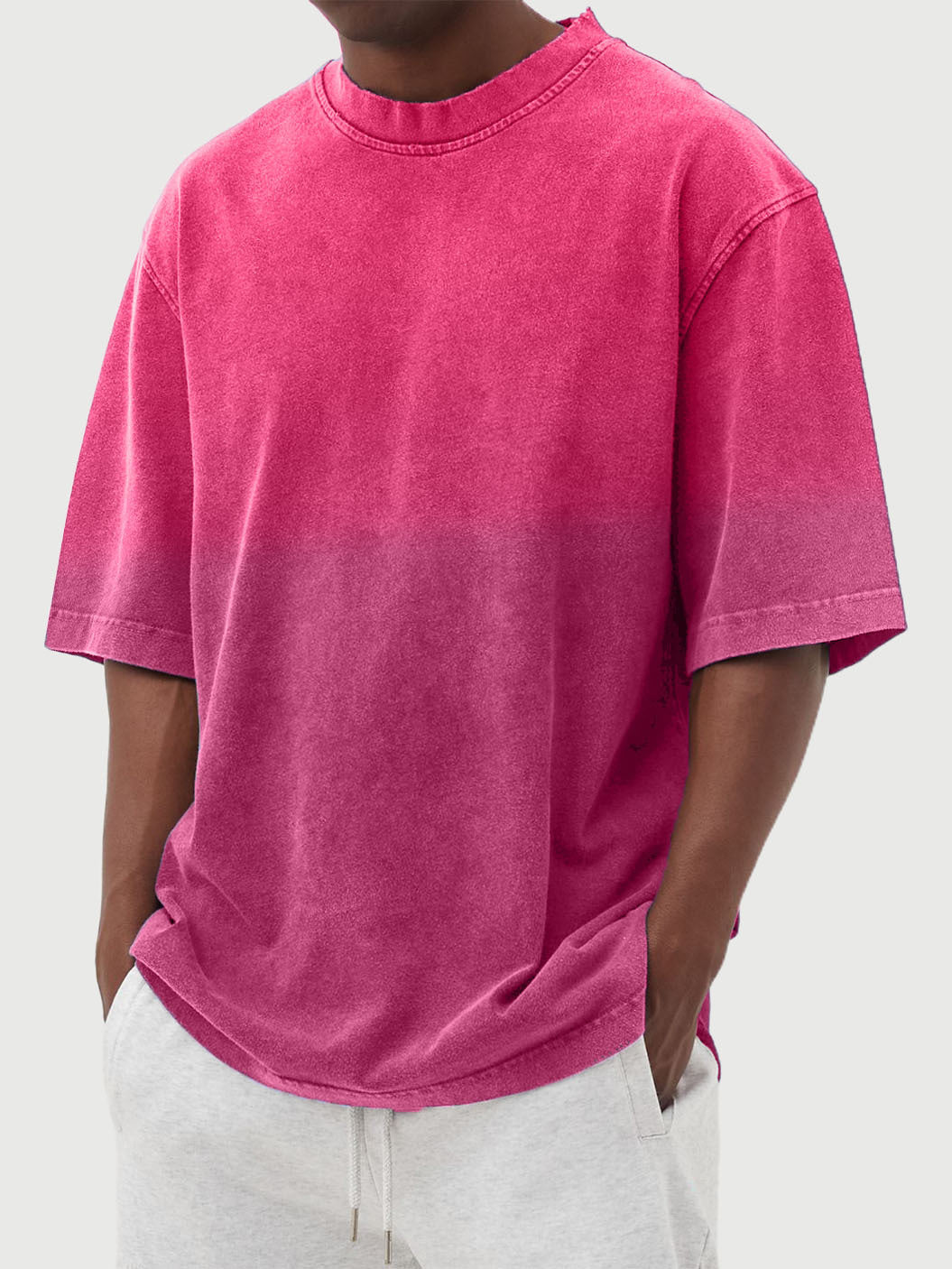 Casual oversized T-shirt for men with gradient colors Lune London