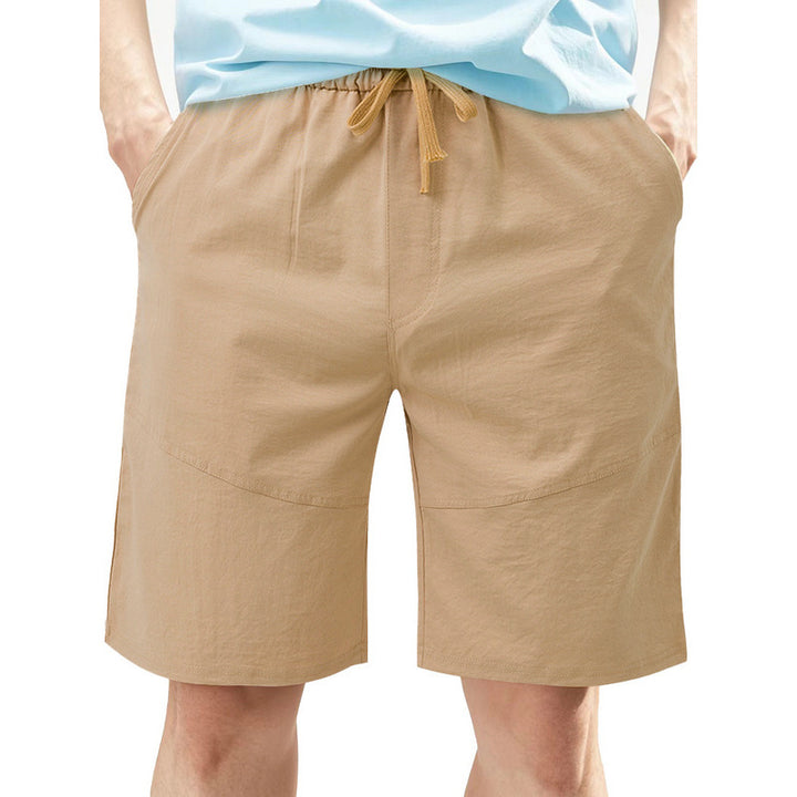 Shorts de loisirs confortables pour hommes avec taille élastique et poches latérales pratiques Lune London