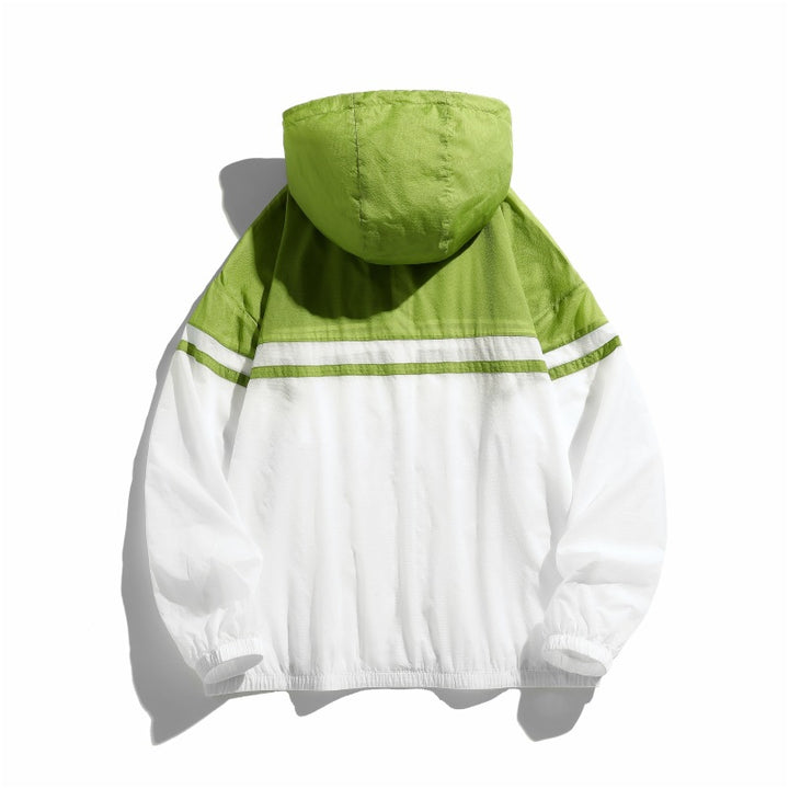 Women's functional transition jacket with adjustable hood and breathable inserts Lune London