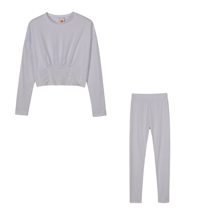 Women’s sports set with long sleeve top and leggings Lune London
