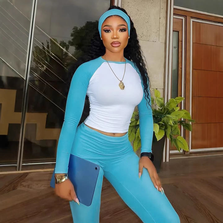 Ensemble sportif et à la mode pour femmes avec manches longues Chic & Stil