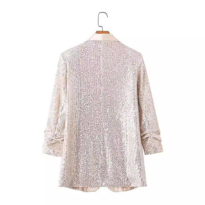 Ladies Shimmer Blazer Lune London